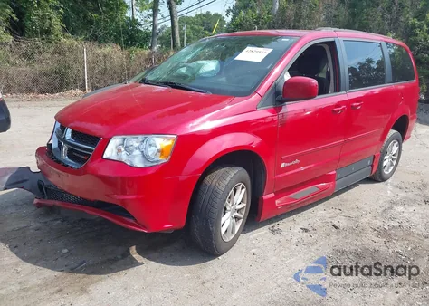 2015 Dodge Grand Caravan Sxt из США, поврежденный, VIN 2C4RDGCG1FR712304